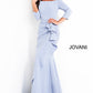 Jovani 00446 Sheath Off The Shoulder Ruched Evening Dress - Special Occasion/Curves