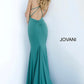 Jovani 00512 Fitted V-Neckline Spaghetti Straps Gown - Special Occasion