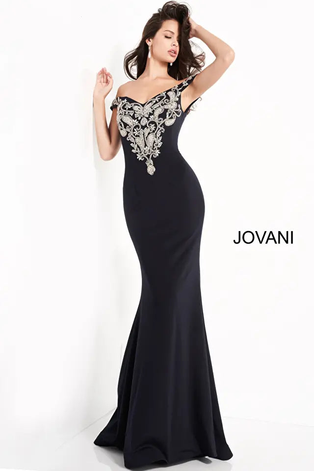 Jovani 02576 Embroidered Sweetheart Neckline Mermaid Dress - Special Occasion/Curves