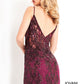 Jovani 04699 Plunging Neckline Beaded Short Homecoming Dress