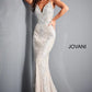 Jovani 05752 Spaghetti Strap V-Neckline Gown - Special Occasion/Curves