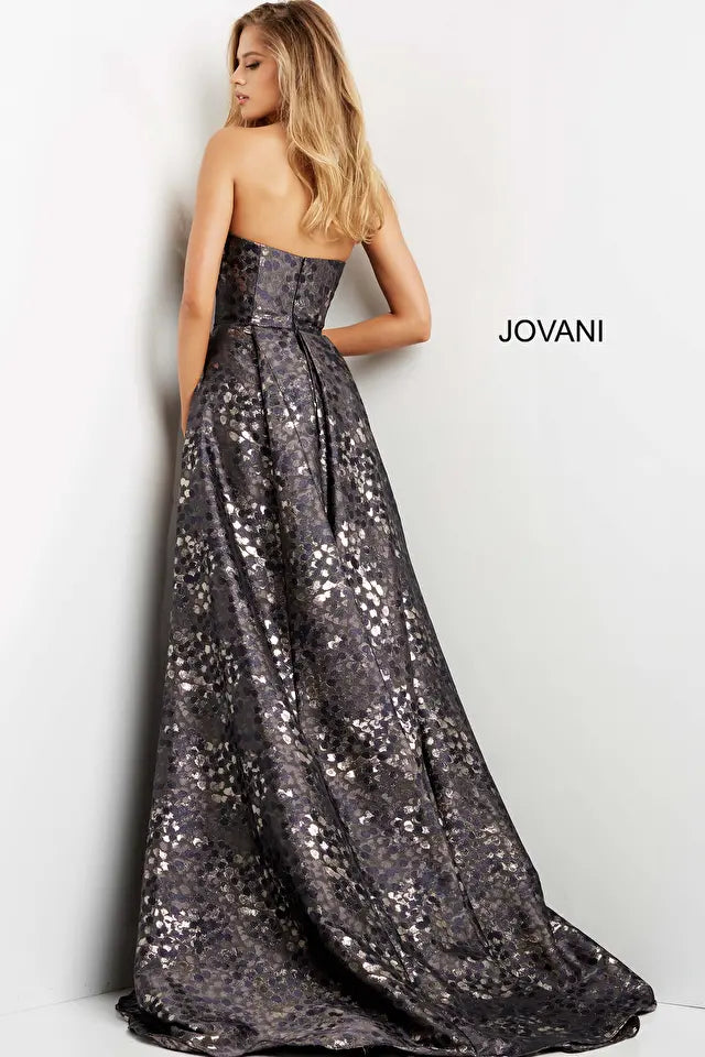 Jovani 06255 Straight Neckline Trumpet Dress - Special Occasion/Curves