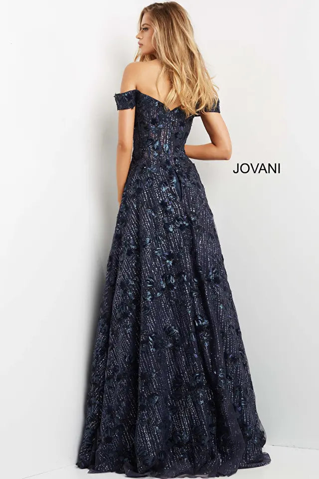 Jovani 07162 Embellished Sweetheart Neck A-Line Dress - Special Occasion/Curves