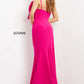 Jovani 07306 One Shoulder Form Fitting Evening Dress -Special Occasion/Curves