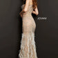 Jovani 08276 Embellished One Shoulder Sheath Dress - Special Occasion/Curves