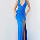 Jovani 08336 Plunging Neck Sequin Sheath Dress - Special Occasion