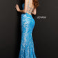 Jovani 08481 Embellished Tie Back Dress - Special Occasions/Curves