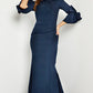 Jovani 09776 Long Sleeve Mermaid Evening Dress - Special Occasion/Curves