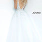 Jovani 11092 Tulle Floral Embroidered Party Ballgown - Special Occasion/Curves