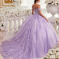 Off The Shoulder Sweetheart Neckline Quinceanera Ball Gown By Ladivine 15717