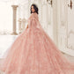 Floral Strapless Sweetheart Neckline Gown by Cinderella Divine 15719 - Quinceanera