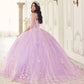 Strapless with Removable Caplet Gown by Cinderella Divine 15723 - Quinceanera