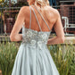 One Shoulder Glitter A-Line Women Formal Dress by GLS by Gloria - GL3384 - Special Occasion/Curves