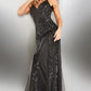 Jovani 22507 Backless V-Neckline Sequin Dress - Special Occasion