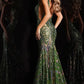 Jovani 22770 Sequin Fitted Plunging Neck Sheath Dress - Special Occasion/Curves