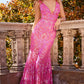 Jovani 22811 Sequin Embellished V-Neck Sheath Dress - Special Occasion/Curves