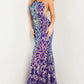 Jovani 22845 Embellished One Shoulder Dress - Special Occasion/Curves