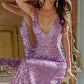 Jovani 23079 Fitted V-Neckline Sequin Gown - Special Occasions/Curves