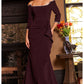 Jovani 23190 Off The Shoulder Beaded Fitted Evening Dress - Special Occasion/Curves