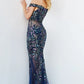 Jovani 23760 Embellished Off The Shoulder Dress - Special Occasion/Curves