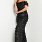 Jovani 23890 Off The Shoulder Sheath Evening Dress - Special Occasion/Curves