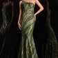 Jovani 24031 Sequin One Shoulder Mermaid Dress - Special Occasion/Curves