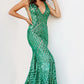 Jovani 24097 Sequin V-Neckline Sheath Dress - Special Occasion/Curves