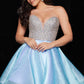 Jovani 24547 Strapless Beaded Bodice Short Dress