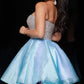 Jovani 24547 Strapless Beaded Bodice Short Dress