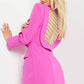 Jovani 24619 Long Sleeve V-Neckline Short Jacket Dress