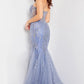 Jovani 26112 One Shoulder Glitter Mermaid Dress - Special Occasion