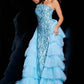 Jovani 26119 Embellished Tulle Strapless Dress - Special Occasion