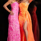 Jovani 26134 Sequin Embellished Strapless Dress - Special Occasion/Curves