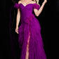 Jovani 26312 Tulle Off The Shoulder V-Neckline Dress - Special Occasion