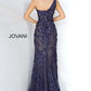 Jovani 3375 Embellished One Shoulder Mermaid Dress - Special Occasion/Curves