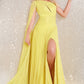 Jovani 36462 One Shoulder Chiffon A-Line Dress - Special Occasion