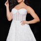 Jovani 36578 Strapless Sweetheart Neckline Short Dress - Special Occasion/Curves