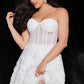 Jovani 36578 Strapless Sweetheart Neckline Short Dress - Special Occasion/Curves