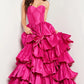 Jovani 36619 Strapless Ruffle Skirt Strapless Dress - Special Occasion