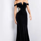 Jovani 36733 Off The Shoulder Velvet Dress - Special Occasion