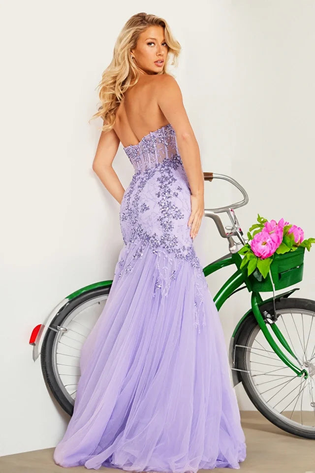 Jovani 37249 Sweetheart Neckline Mermaid Dress - Special Occasion/Curves