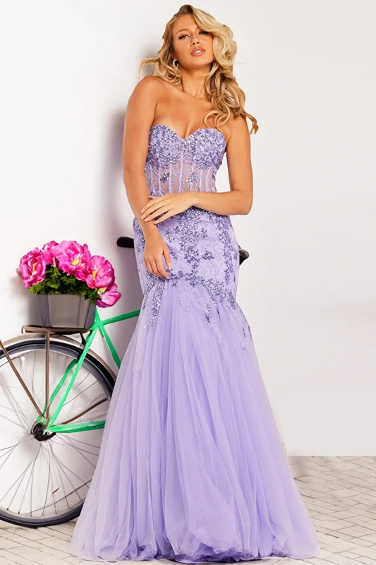 Jovani 37249 Sweetheart Neckline Mermaid Dress - Special Occasion/Curves