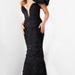 Jovani 38240 One Shoulder Fitted Mermaid Dress - Special Occasion/Curves