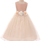 Poly Silk Tulle Girl Party Dress Plus Size by AS428 Kids Dream - Girl Formal Dresses