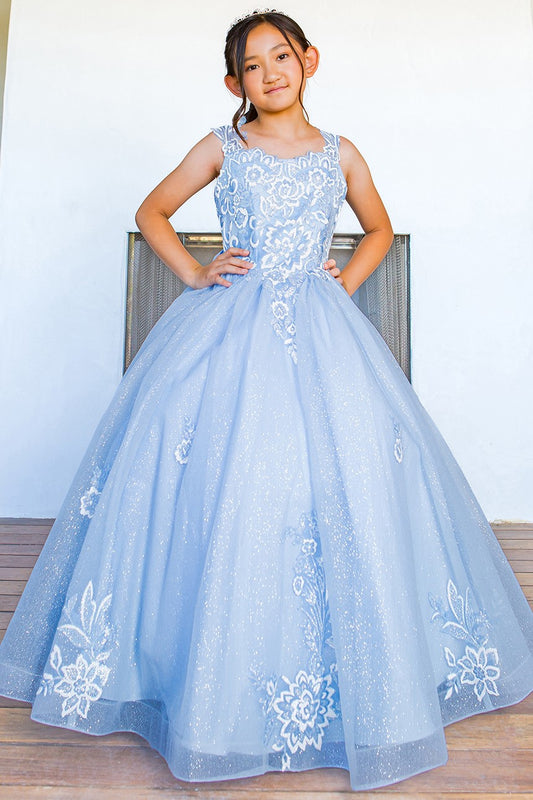 Cinderella Couture USA AS5116 3D Flower Puff Print Mini Quince