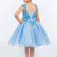 Embroidered Sequin Sweetheart Neckline Girl Party Dress by Cinderella Couture USA AS5136