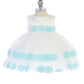 Baby Girl Satin Bodice Double Tulle Layer Dress by TIPTOP KIDS - AS5251S