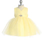 Baby Girl Glitter V Neck Tulle Dress by TIPTOP KIDS - AS5698S