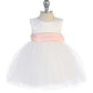 Baby Girl Satin Bodice Tulle Dress by TIPTOP KIDS - AS5700S