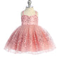 Baby Girl Dress with Sweetheart Neckline Sequins Dress by TIPTOP KIDS - AS5825S